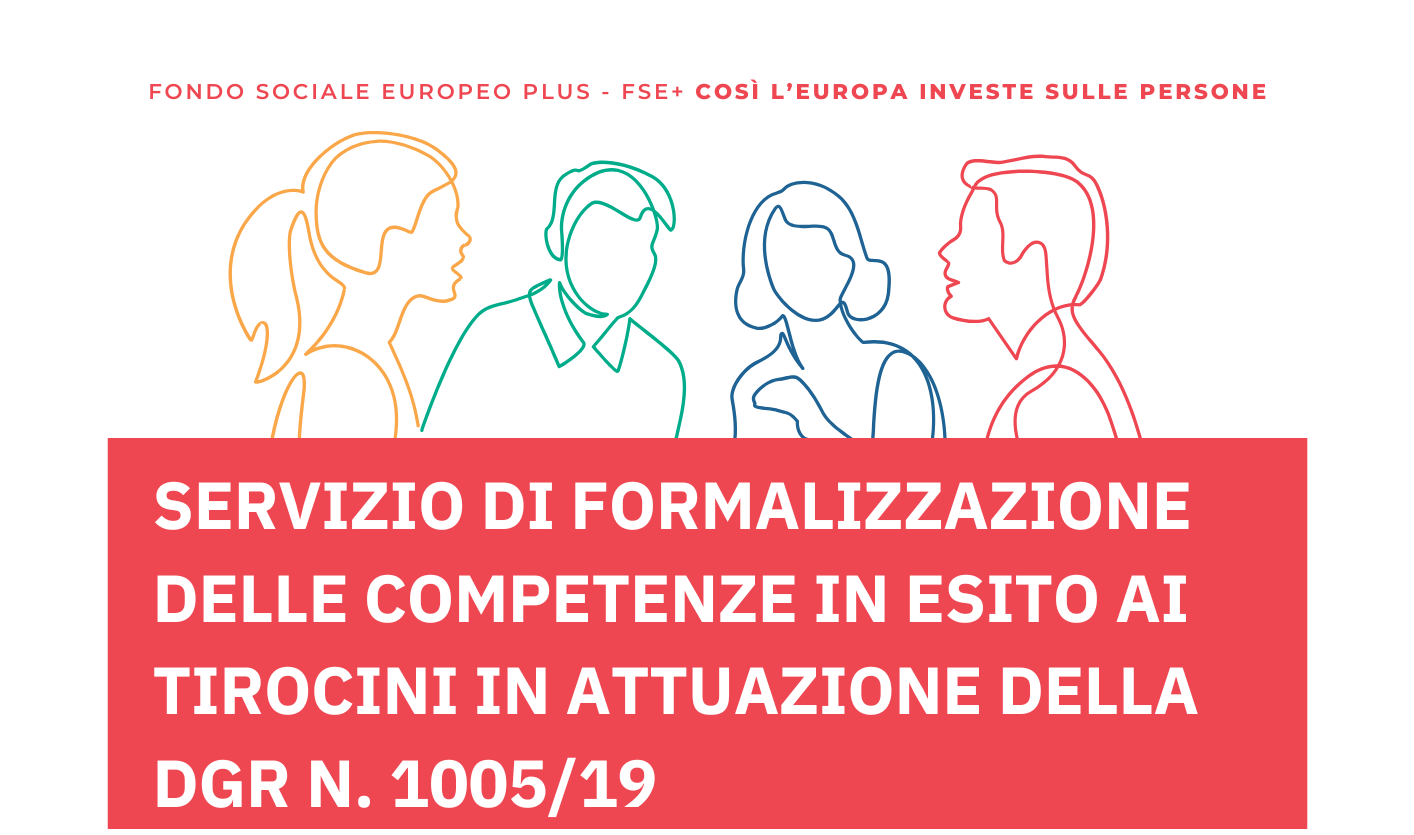 SERVIZIO DI FORMALIZZAZIONE DELLE COMPETENZE IN ESITO AI TIROCINI IN ATTUAZIONE DELLA DGR N. 1005/19